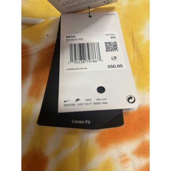 Nike Orange tie dye LeBron James Tune Squad Space Jam shirt Bugs Bunny Taz 3XL - Picture 3 of 4